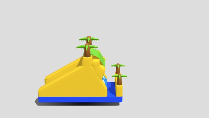 Water Slide 01 3D Model