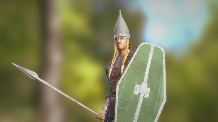 Celtic Knight 3D Model