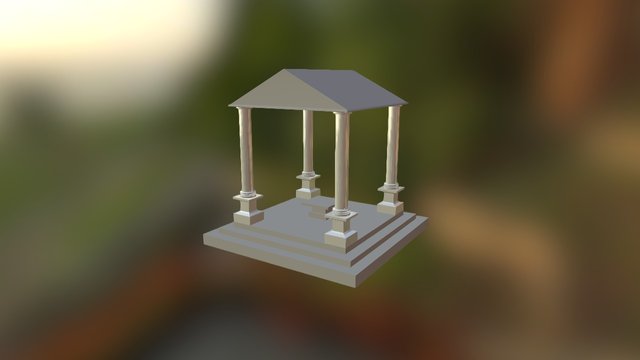Roman Pagoda 3D Model