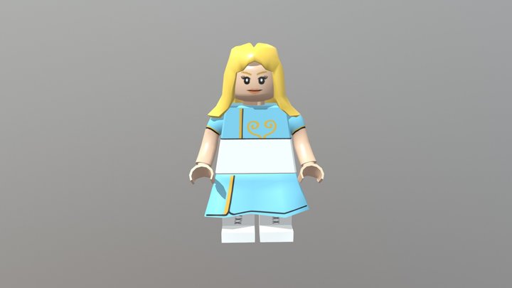 Street Fighter Lego - Alice 3D Model
