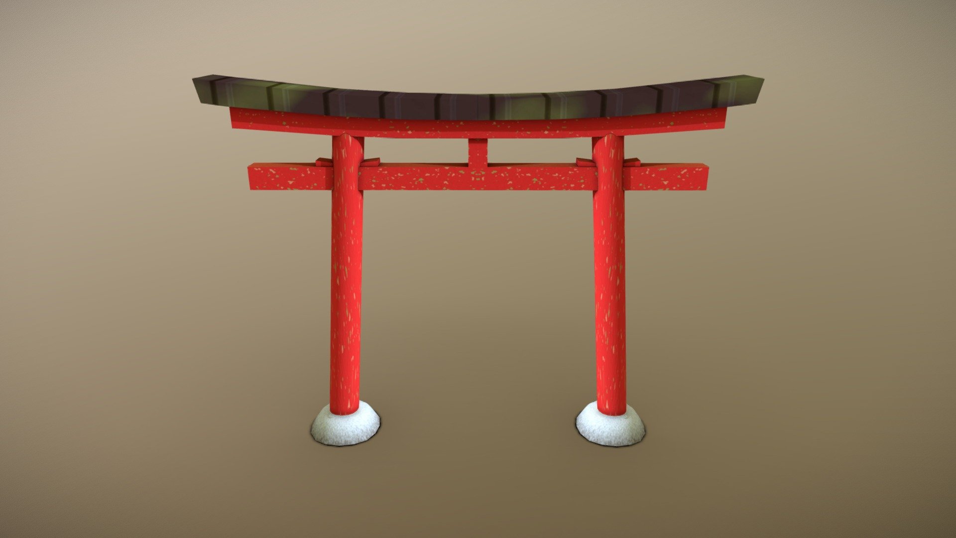 Torii Gate — Sketchfab embed 3D viewer