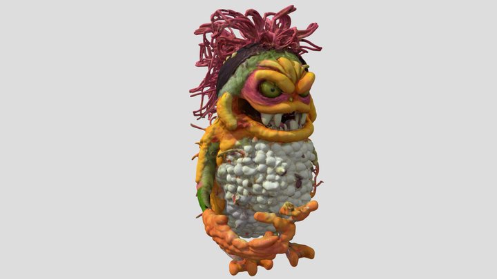 Fruihydra - monster – Kostenloses 3D-Modell STL