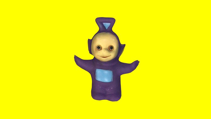 Tinky Winky yellow 3D Model