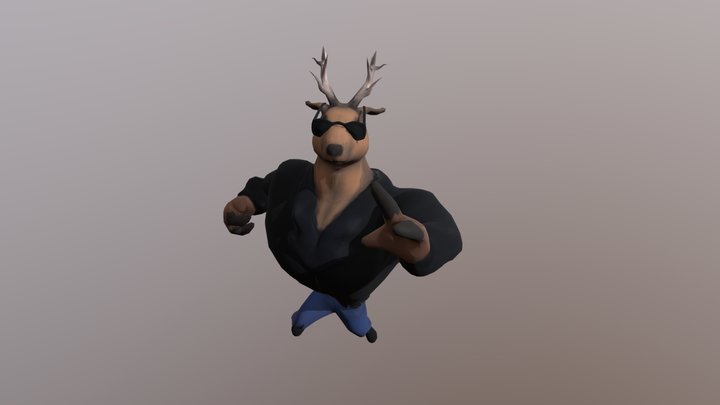 Raindeer 3D Model