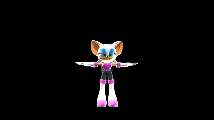 rouge_the_bat__team_sonic_racing__by_sonic_konga 3D Model