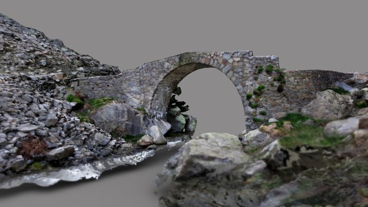 Pont del Cremal 3D Model