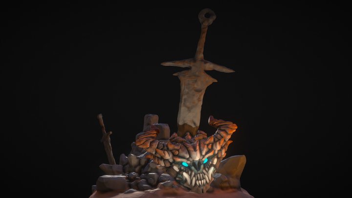 Orc throne - 3d Printing 3D Model