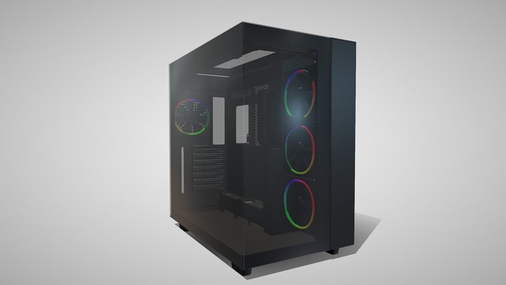 Gaming PC Cabinet 3D Model