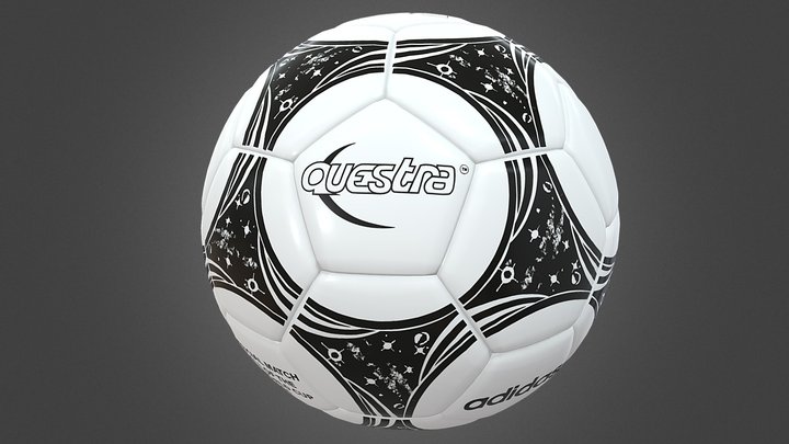 1994 FIFA WORLD CUP BALL QUESTRA 3D Model