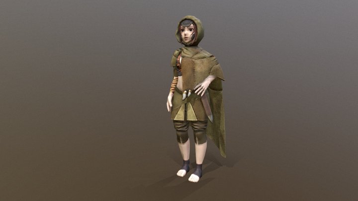 Wandering Merchant流浪商人 3D Model