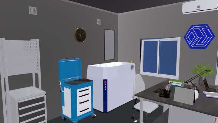 Installation area 3D Model