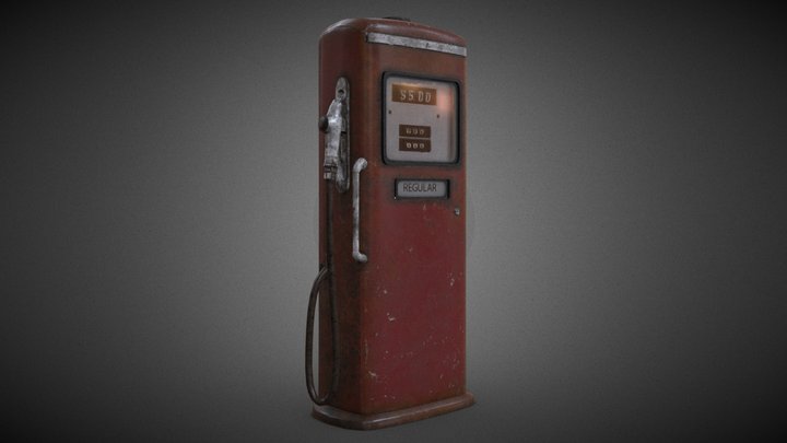 1955 Tokheim P300 3D Model