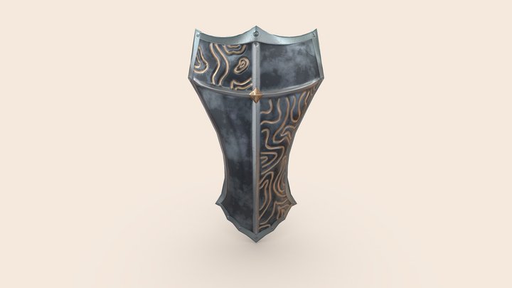 ART207 - Prop (Shield) 3D Model
