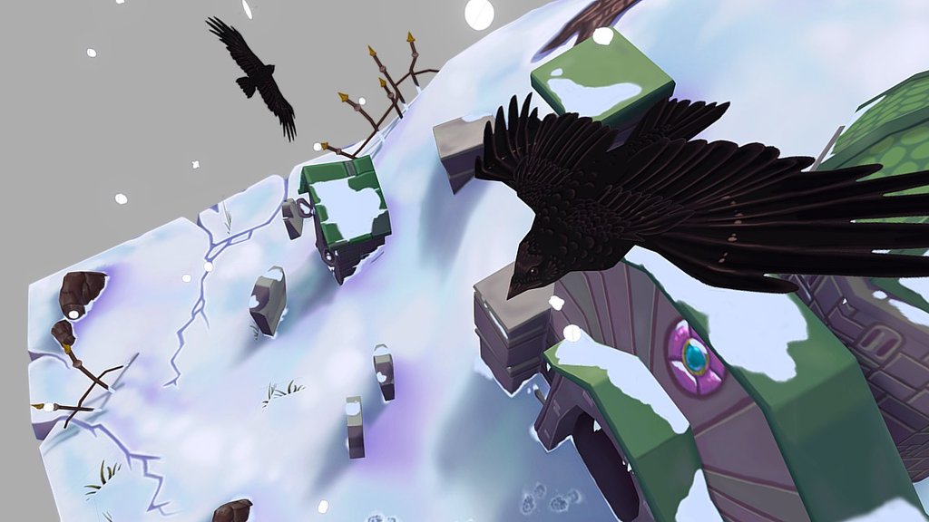 Snowy Graveyard