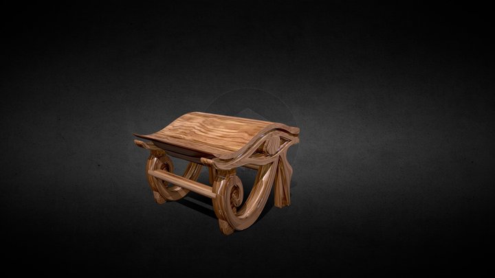 كرسى كونسبت عين حورس 3D Model