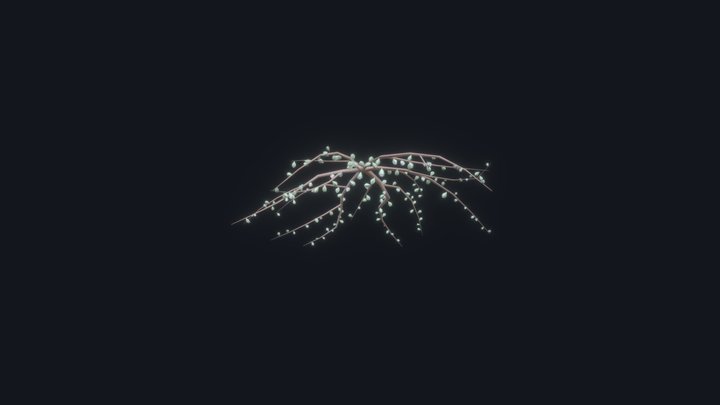 Cherry9 Tree 3D Model