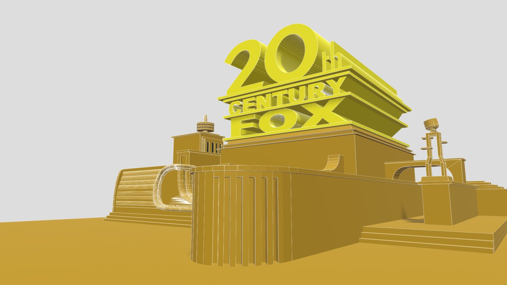 20TH+CENTURY+FOX+1994+LOGO+REMAKE+78 - Download Free 3D model by TCF ...