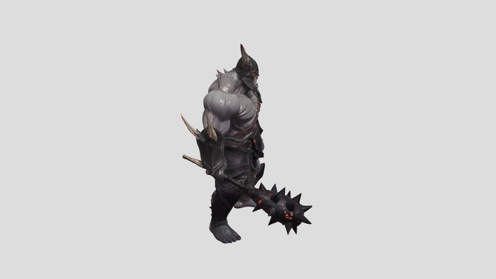 My custom villain 3D Model
