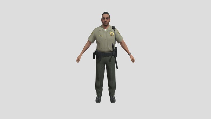 GTA cop 3D Model