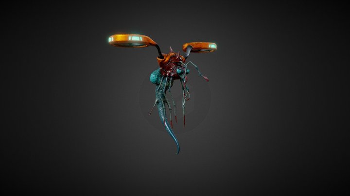 Scifi Insect 3D Model