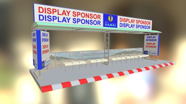 Damri Halte 3D Model
