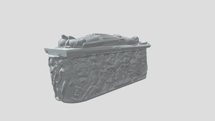 Sarcofago: Bacco ed Arianna 3D Model