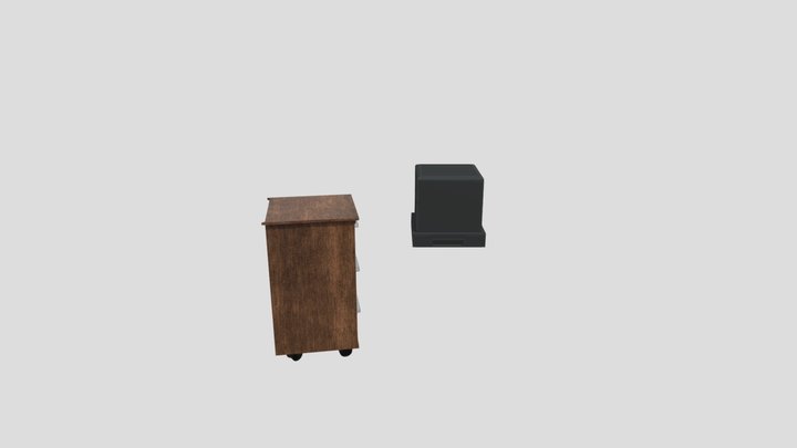 MUEBLE_CHICO_01+MUEBLE_CHICO_02 3D Model