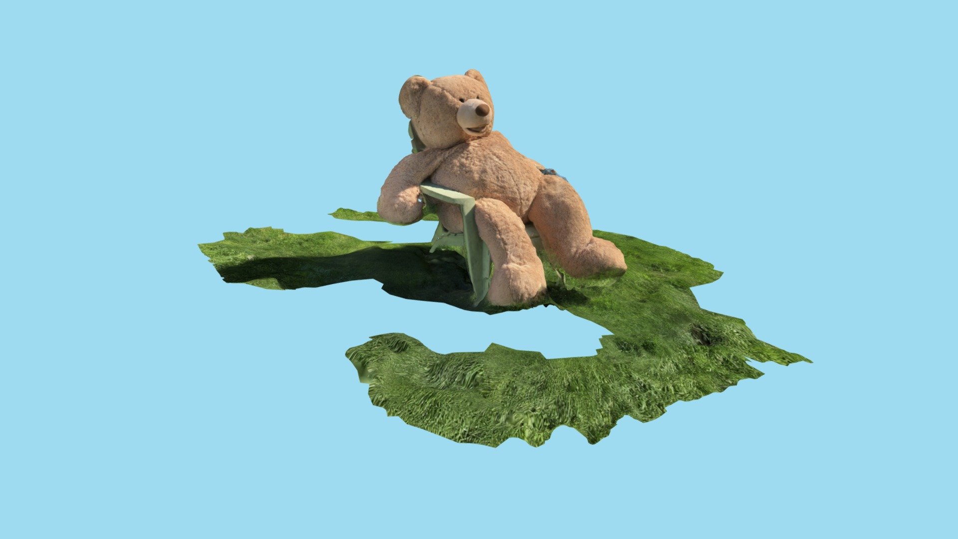 Stuffed Bear In Chair