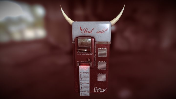 Vending Machine Sale of the soul 3D Model