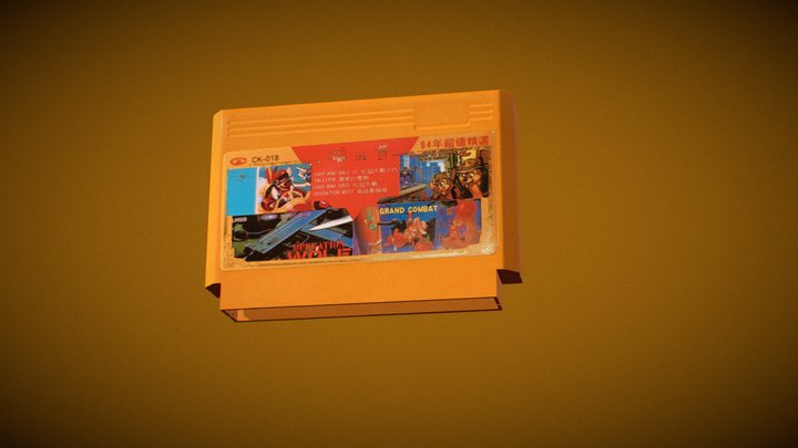Game ready cartridge for retro console Dendy