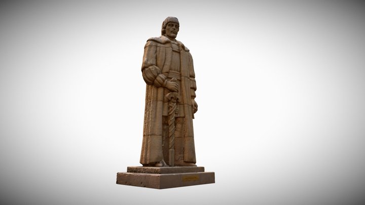 Estatua Paulo Dias De Morais 3D Model