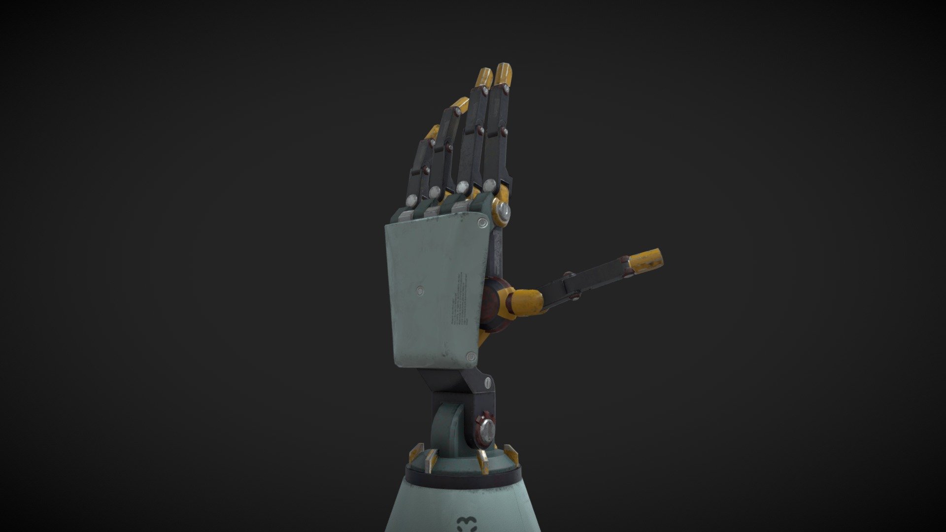Bionic arm Download Free 3D model by efforya [6f344b7] Sketchfab