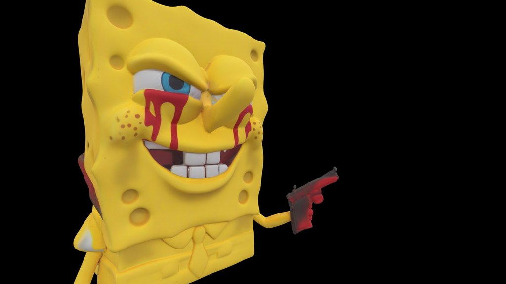 Meshy AI - EVIL SpongeBob