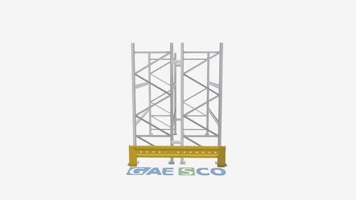 Guardrail Scaffalature 3D Model