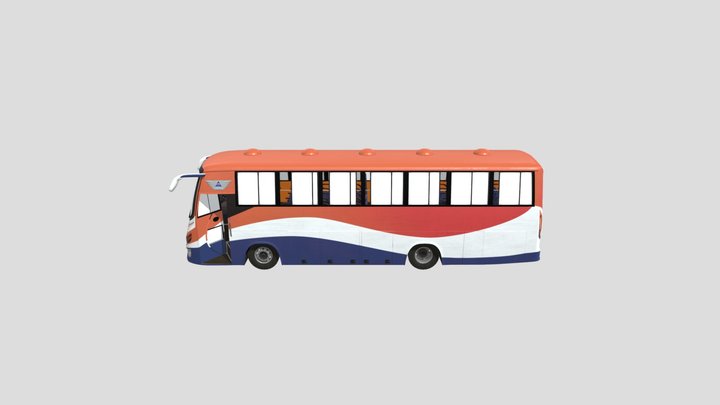 Hibo 8j Bus 3D Model
