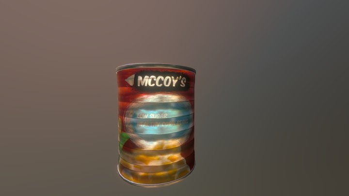 Canned Food 3D Model