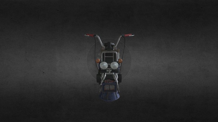 Sci-fi jet scooter 3D Model