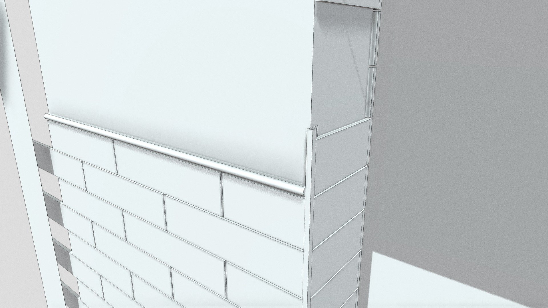 Tile Jamb Detail at Shower Download Free 3D model by Marc Sawyer