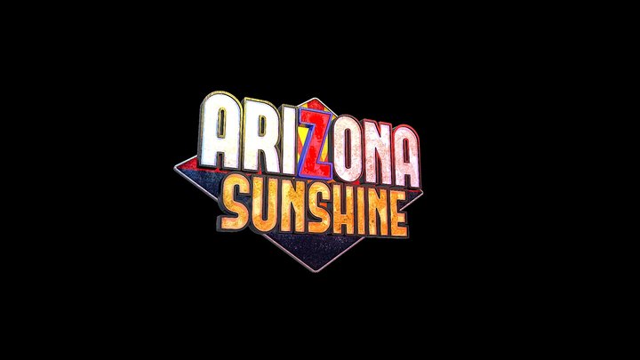 Arizona sunshine VR game - logo. – Free 3D Model STL