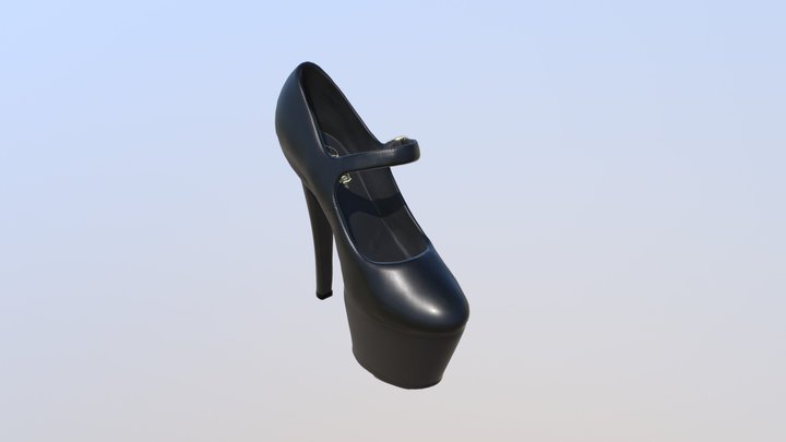 PB169 Shoe Mid 3D Model