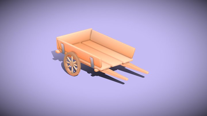 Low Poly Cart V3 – Modello 3D gratuito STL