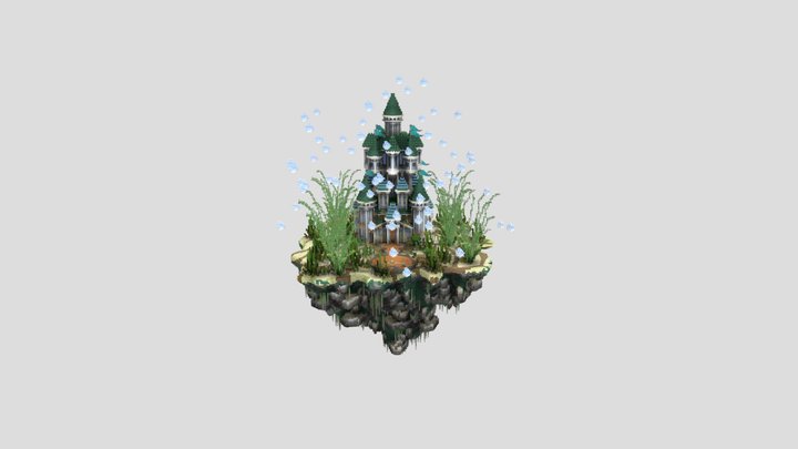 Blaise Palace - LOBBY / HUB / SPAWN / SKYBLOCK 3D Model