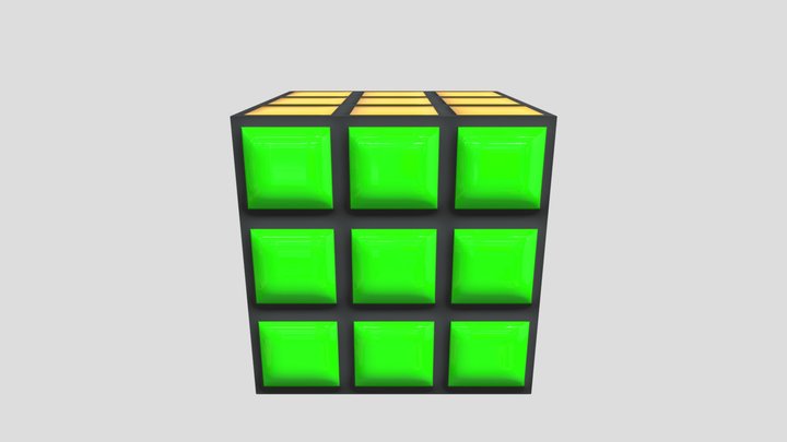 Rubix cube 3D Model