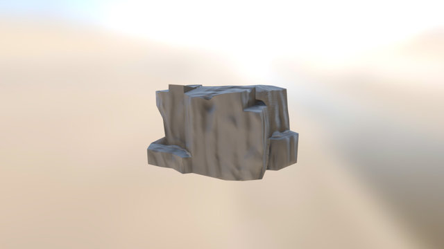 Rock Low Poly 3D Model