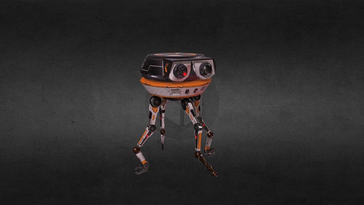 ID-07 Concept Star Wars Droid 3D Model
