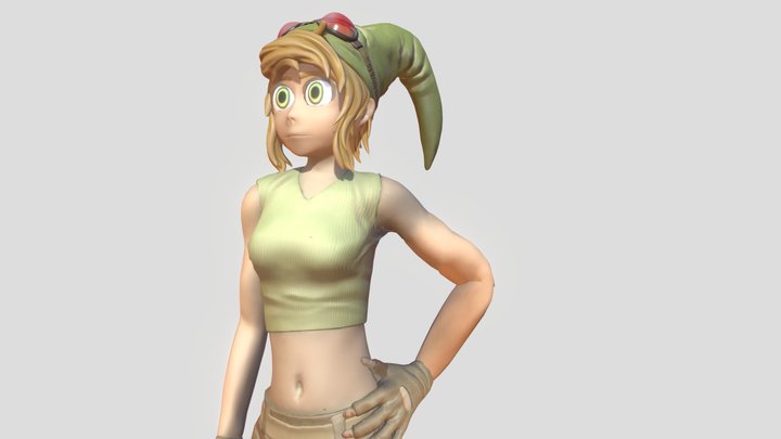 Lydia: Idle animation 3D Model