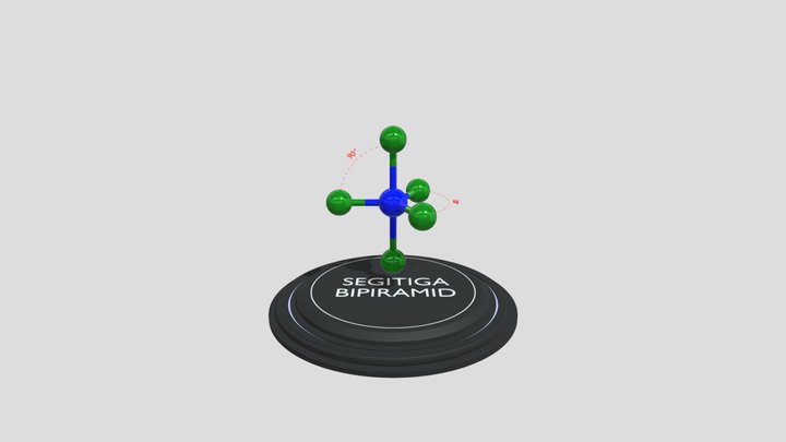 Segitiga Bipiramid 3D Model