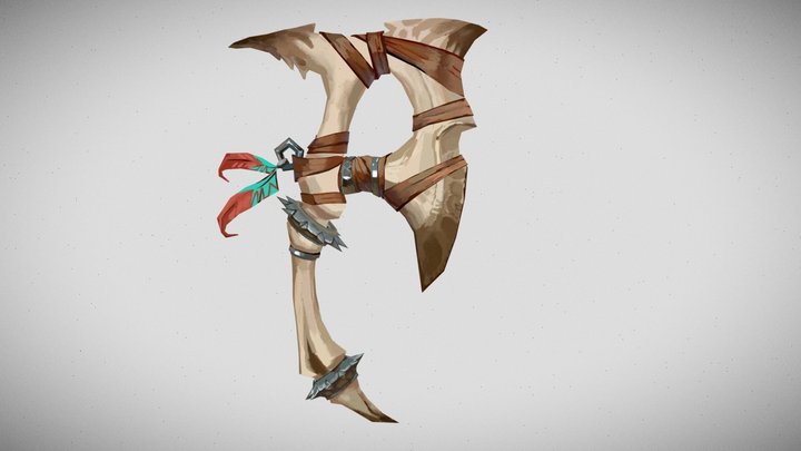 Fantasy ax 3D Model