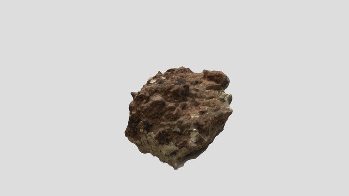 Quarzo con patine di ematite 3D Model