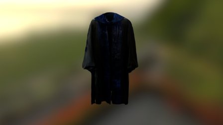 Academic Gown of William Bennett Bizzell 3D Model
